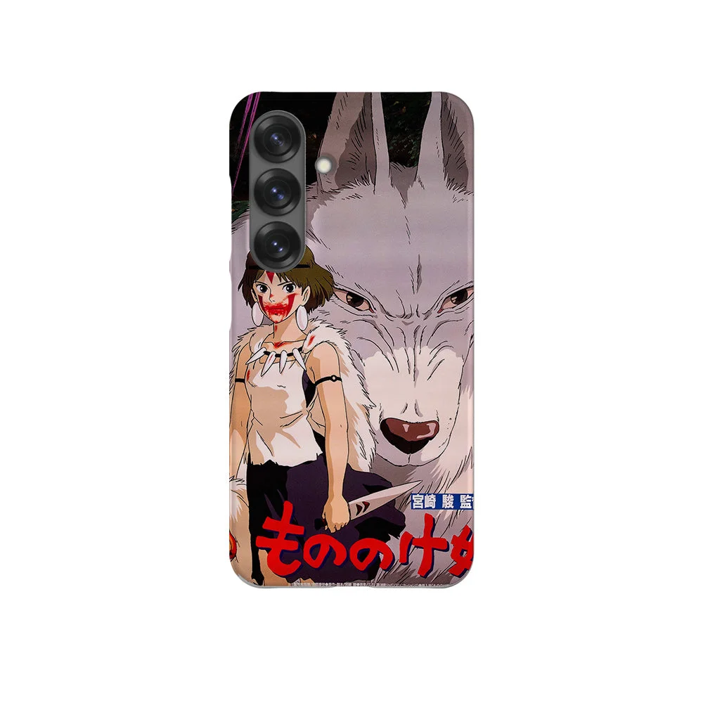 princess mononoke vintage poster i slim galaxy s25 princess mononoke vintage poster i slim galaxy s25