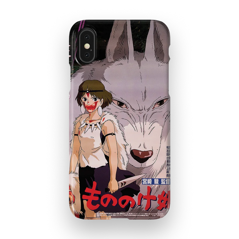 princess mononoke vintage poster i slim iphone xs princess mononoke vintage poster i slim iphone xs