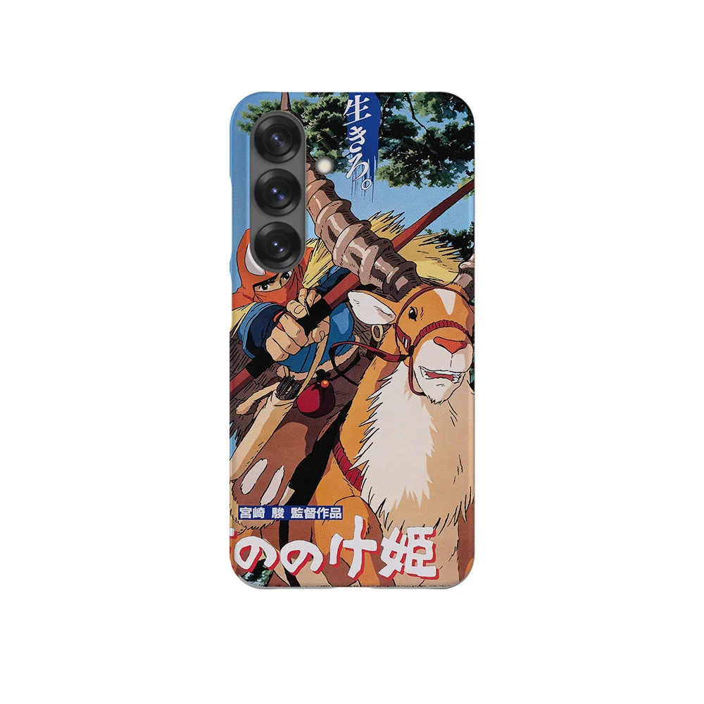 princess mononoke vintage poster slim galaxy s25 princess mononoke vintage poster slim galaxy s25