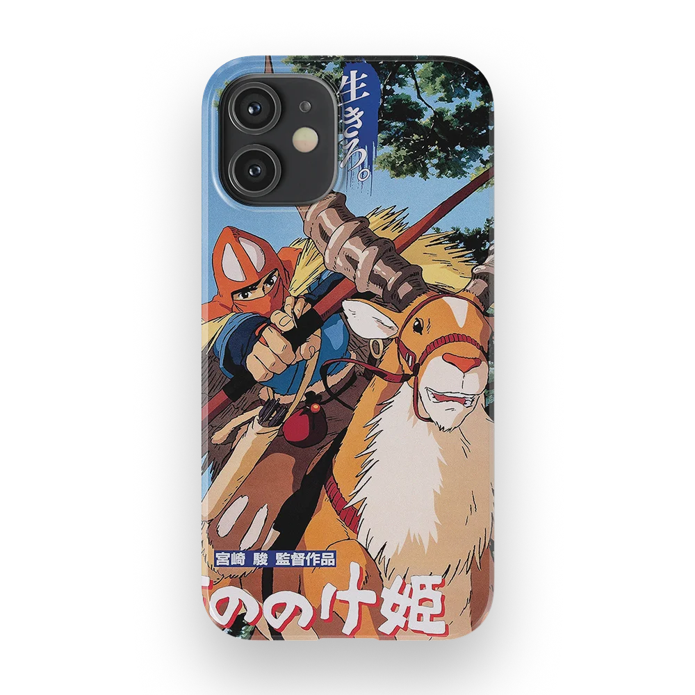 princess mononoke vintage poster slim iphone 12 mini princess mononoke vintage poster slim iphone 12 mini