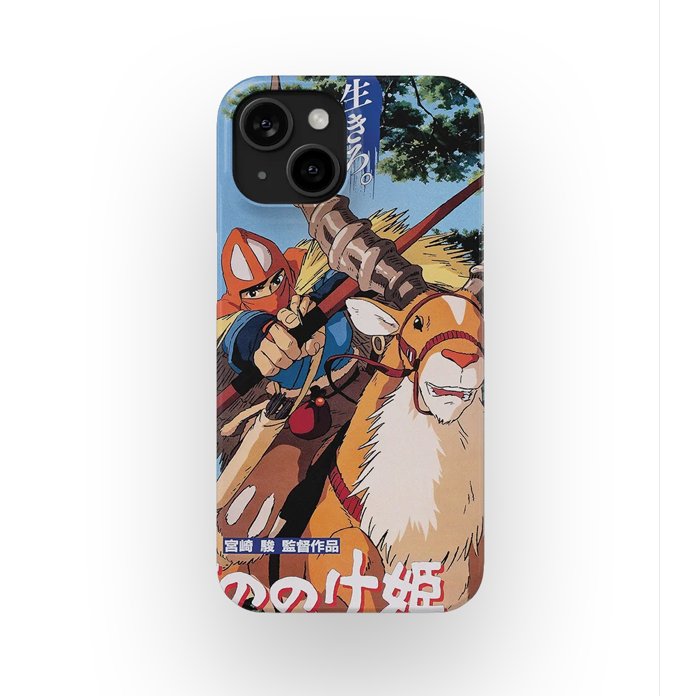 princess mononoke vintage poster slim iphone 15 princess mononoke vintage poster slim iphone 15
