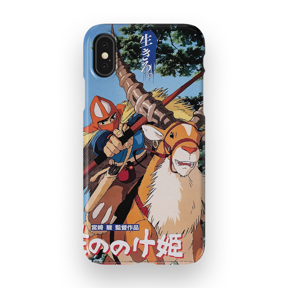 princess mononoke vintage poster slim iphone xs princess mononoke vintage poster slim iphone xs