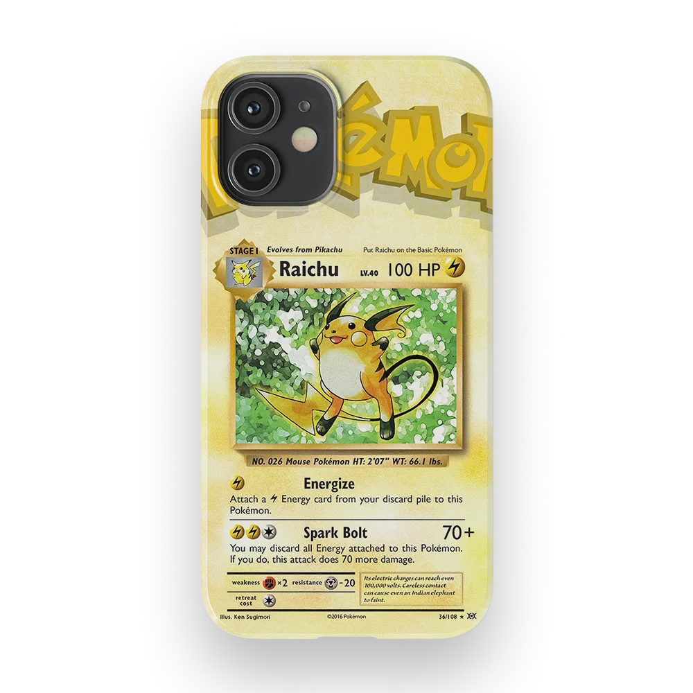 raichu base set slim iphone 12 mini raichu base set slim iphone 12 mini
