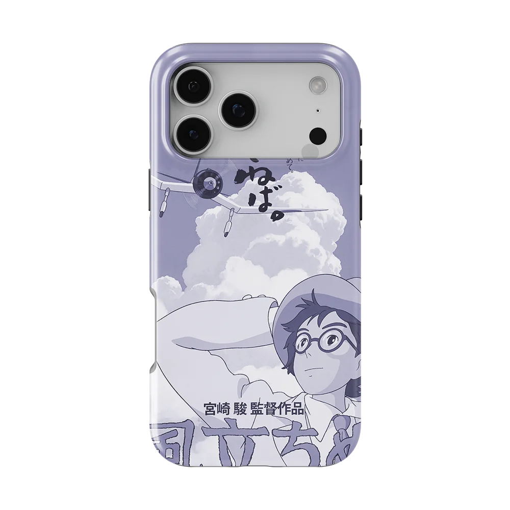 the wind rises vintage poster slim iphone 17 pro max