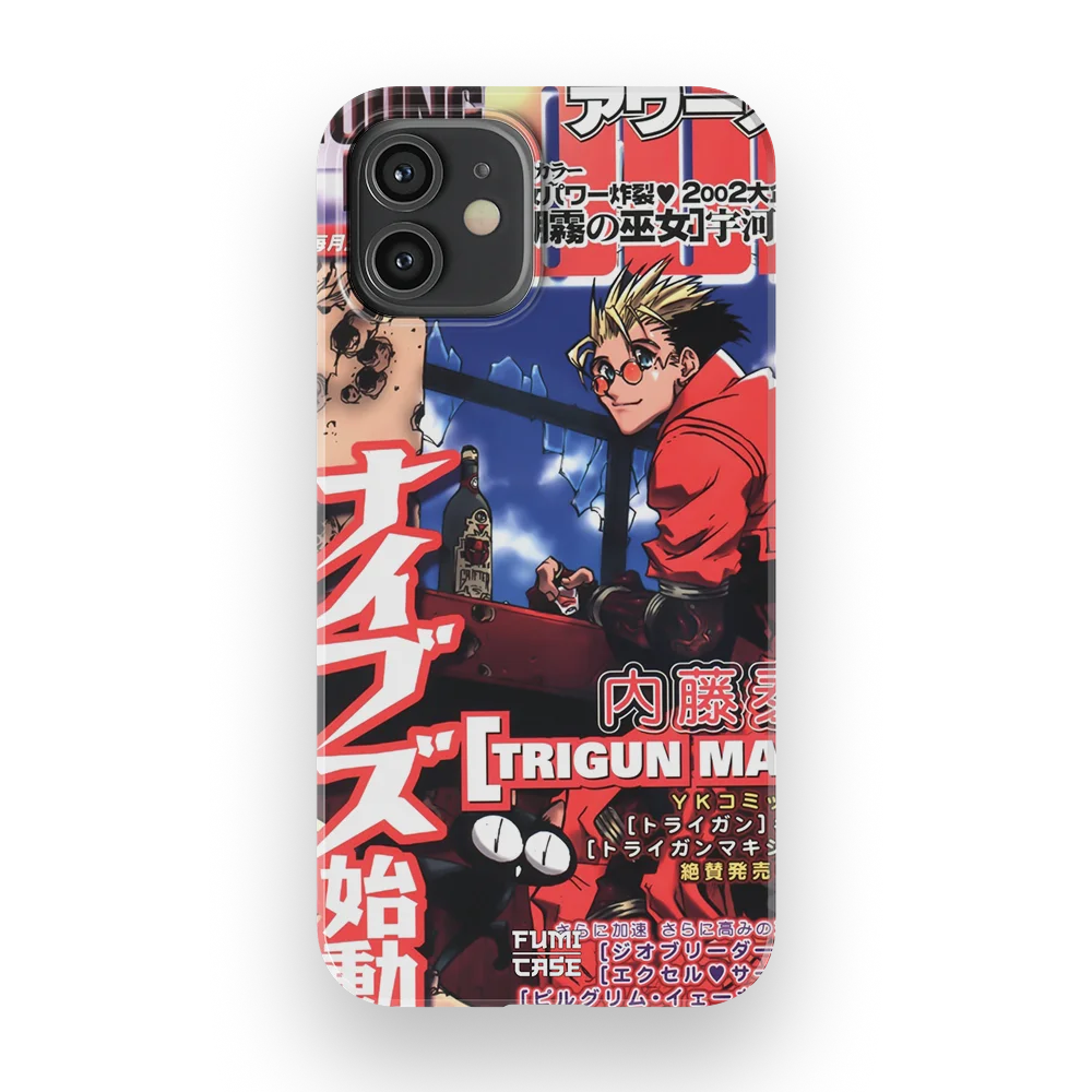 trigun 2002 vintage cover slim iphone 12 trigun 2002 vintage cover slim iphone 12