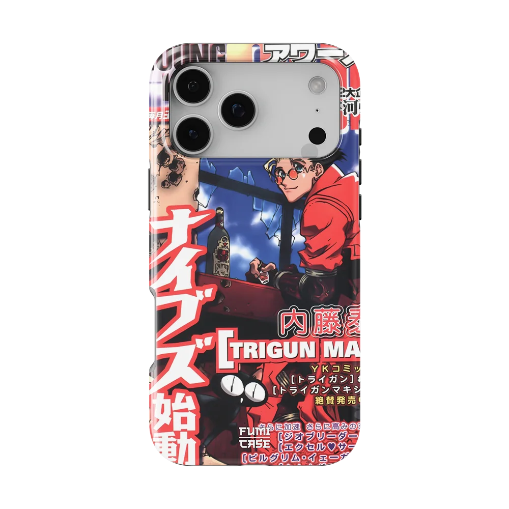 trigun 2002 vintage cover slim iphone 17 pro max