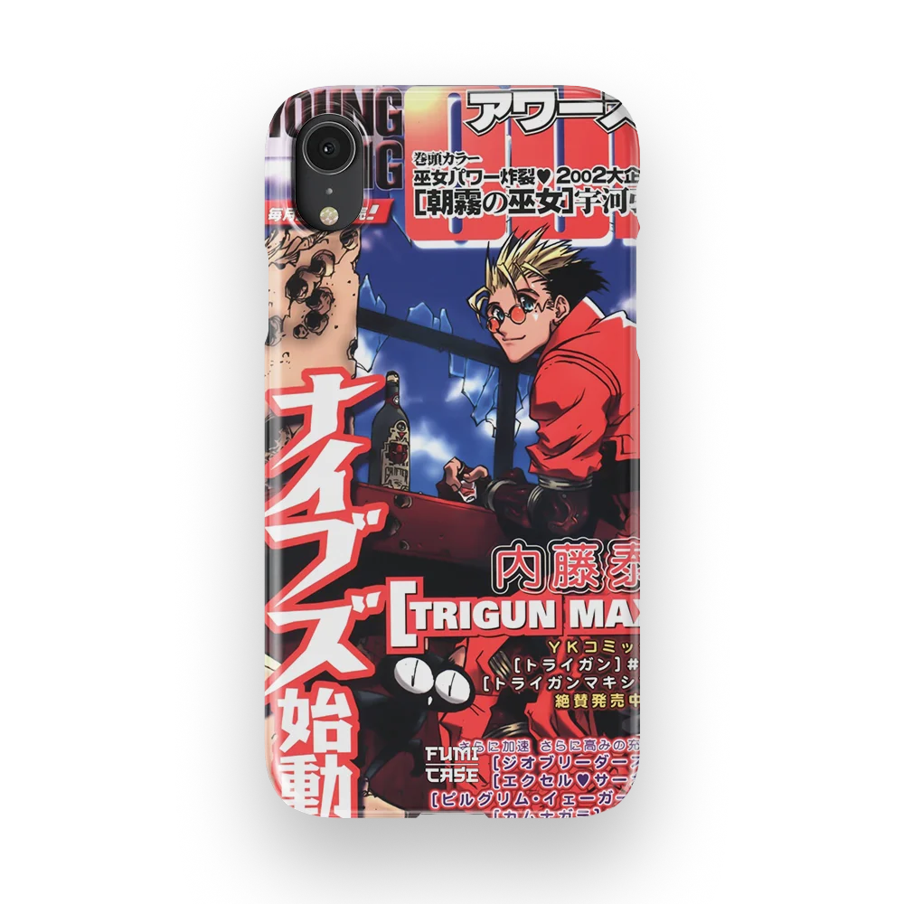 trigun 2002 vintage cover slim iphone xr trigun 2002 vintage cover slim iphone xr