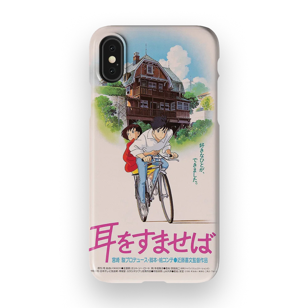 whisper of the heart vintage poster slim iphone xs whisper of the heart vintage poster slim iphone xs