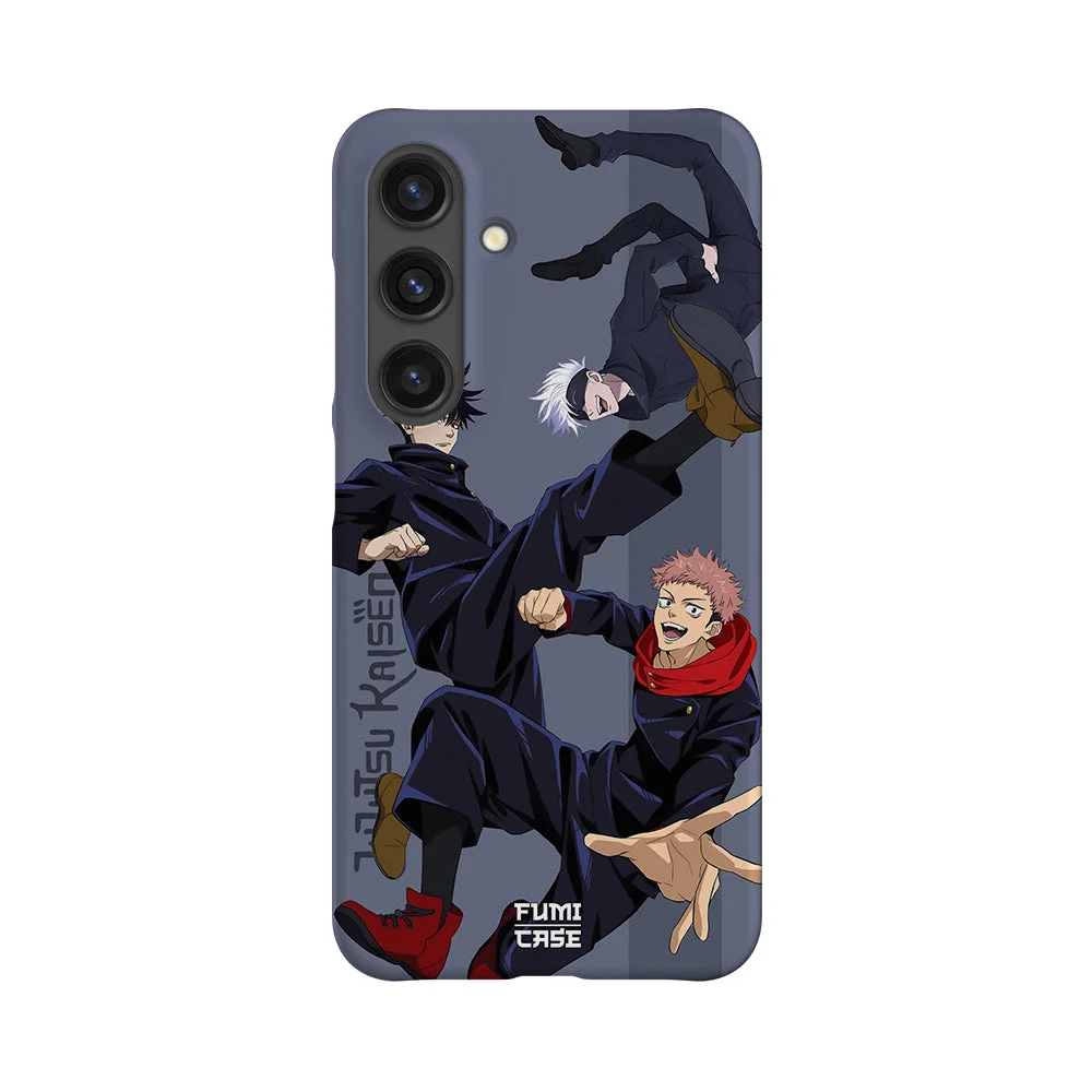 yuji x megumi x gojo slim galaxy s24 yuji x megumi x gojo slim galaxy s24