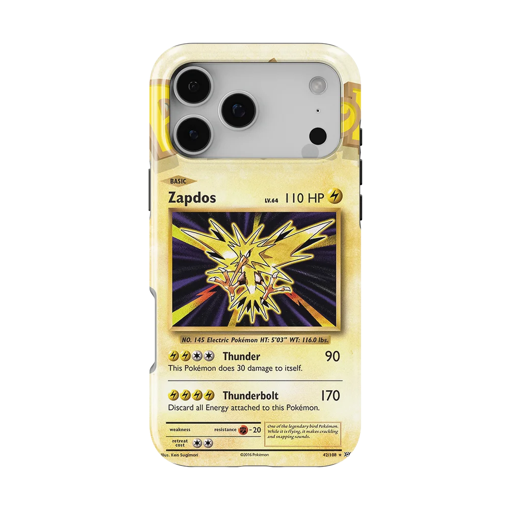 zapdos base set slim iphone 17 pro max